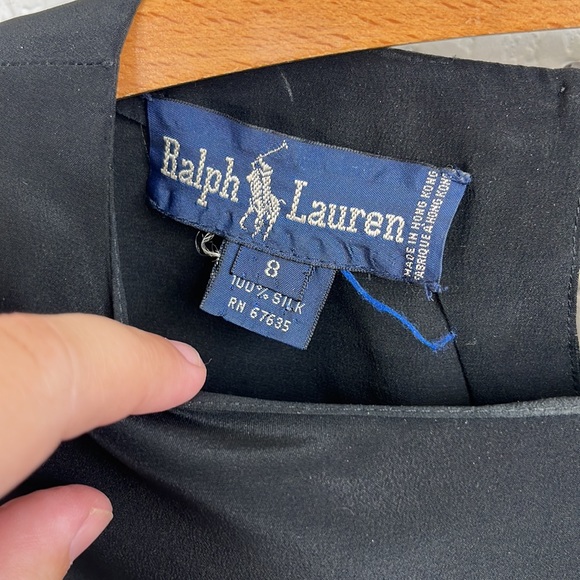 Ralph Lauren Blue Label Silk VTG Blouse - Picture 7 of 7